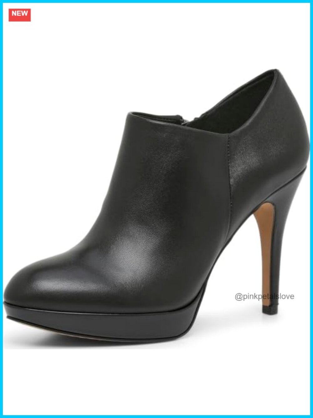 Suede Leather Ankle Bootie Hidden Platform Covered Heel